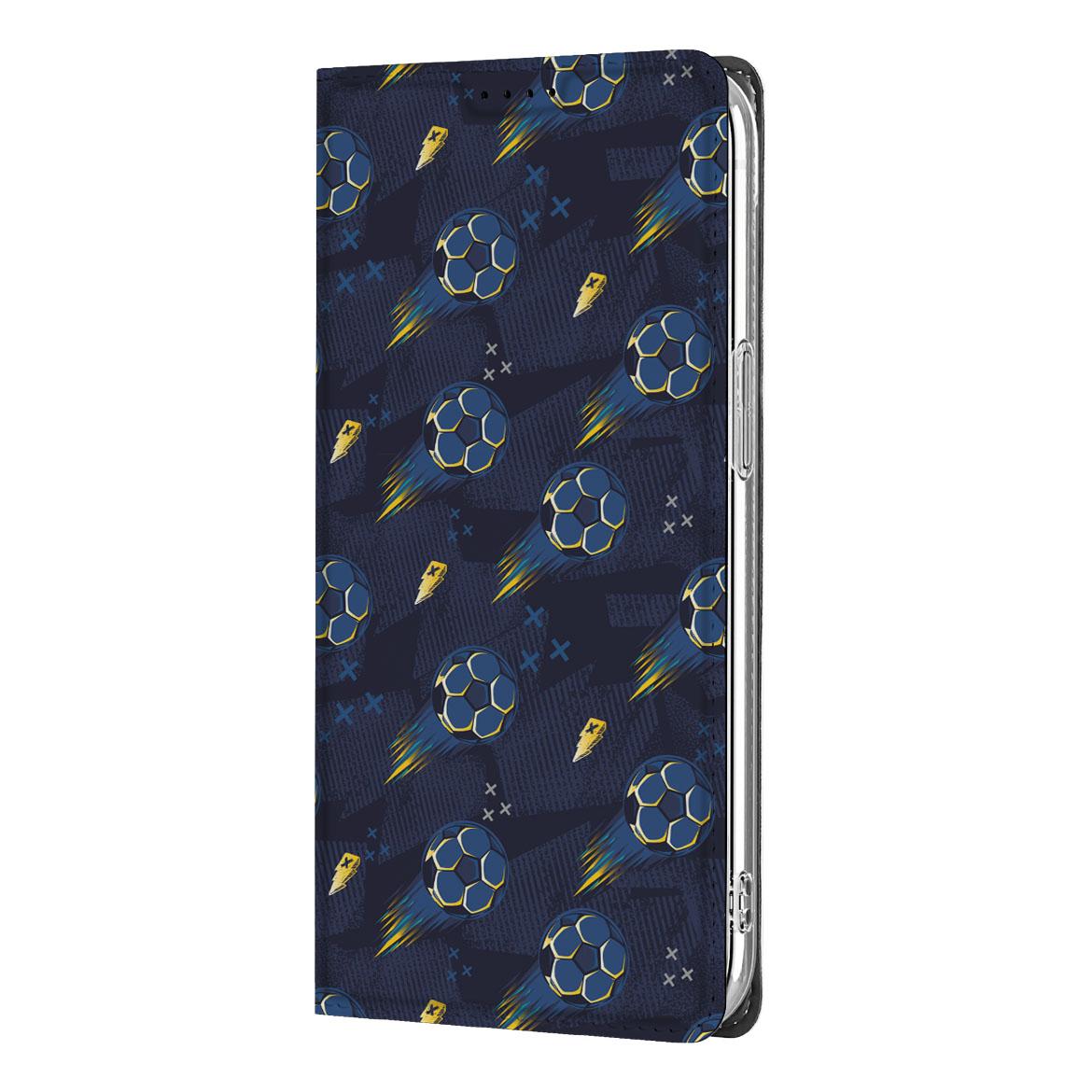 Apple iPhone 16e Hoesje met Magneet Voetbal aanzicht