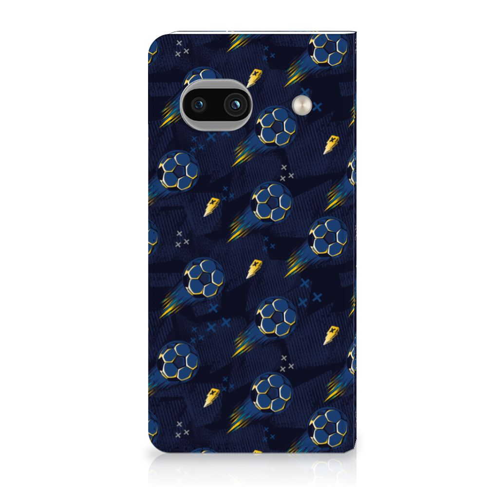 Google Pixel 7A Hoesje met Magneet Voetbal design voorkant
