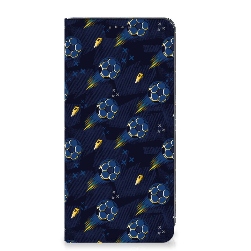 Google Pixel 8A Hoesje met Magneet Voetbal design voorkant