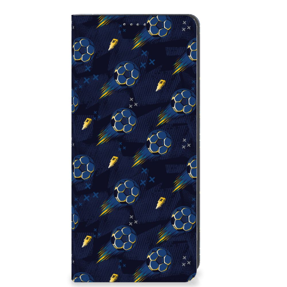 OPPO A78 A58 5G Hoesje met Magneet Voetbal voorkant
