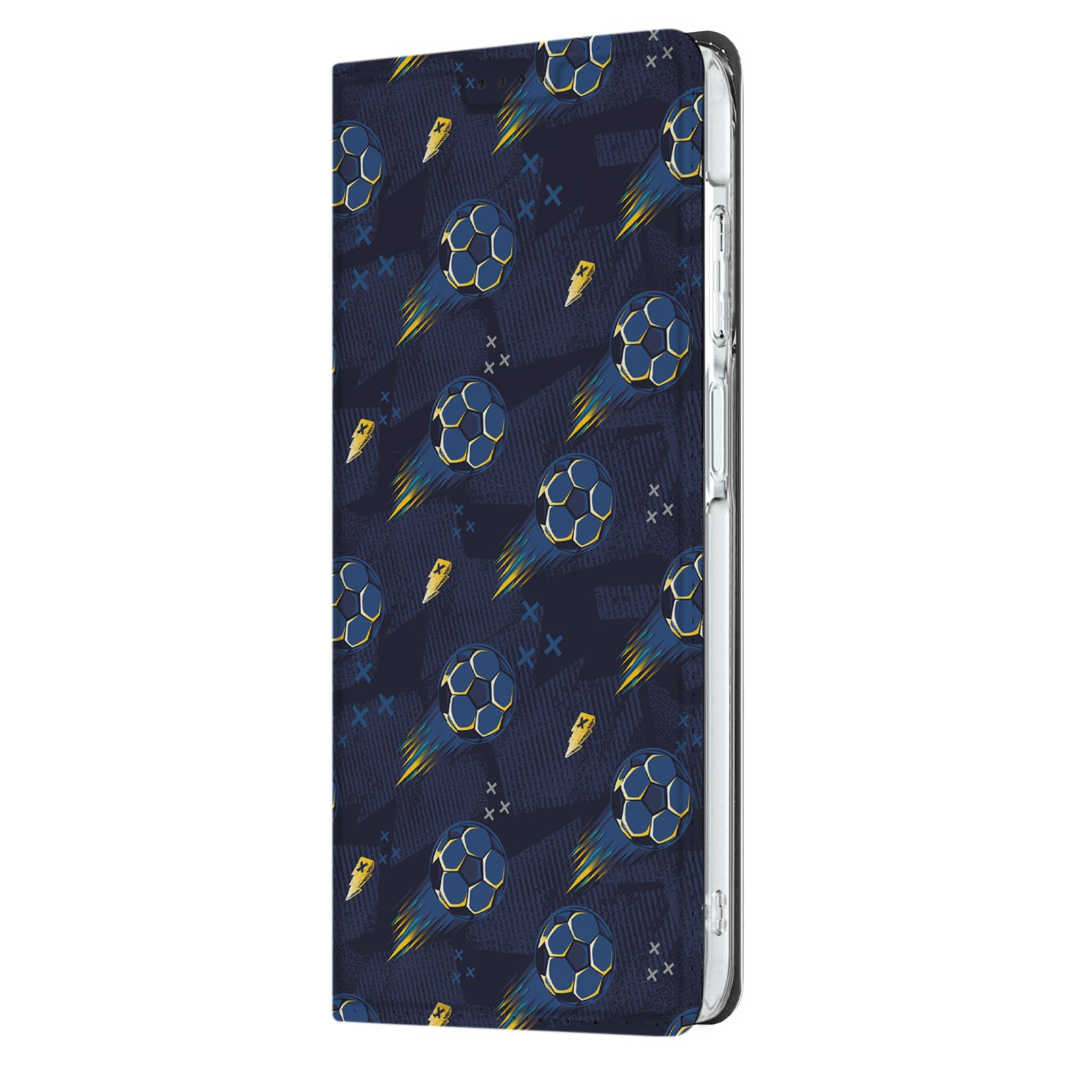 Samsung Galaxy A26 Hoesje met Magneet Voetbal aanzicht