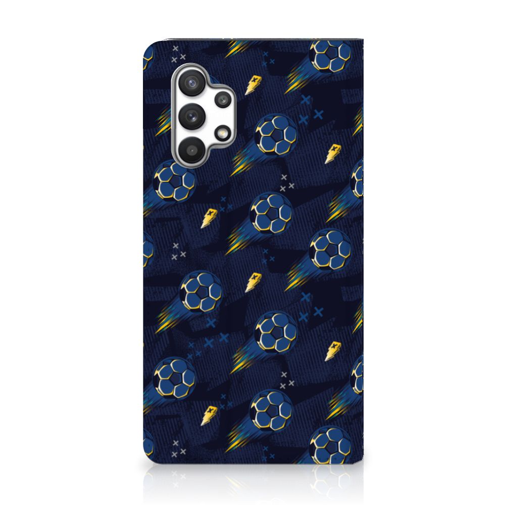 Samsung Galaxy A32 4G A32 5G Hoesje met Magneet Voetbal aanzicht