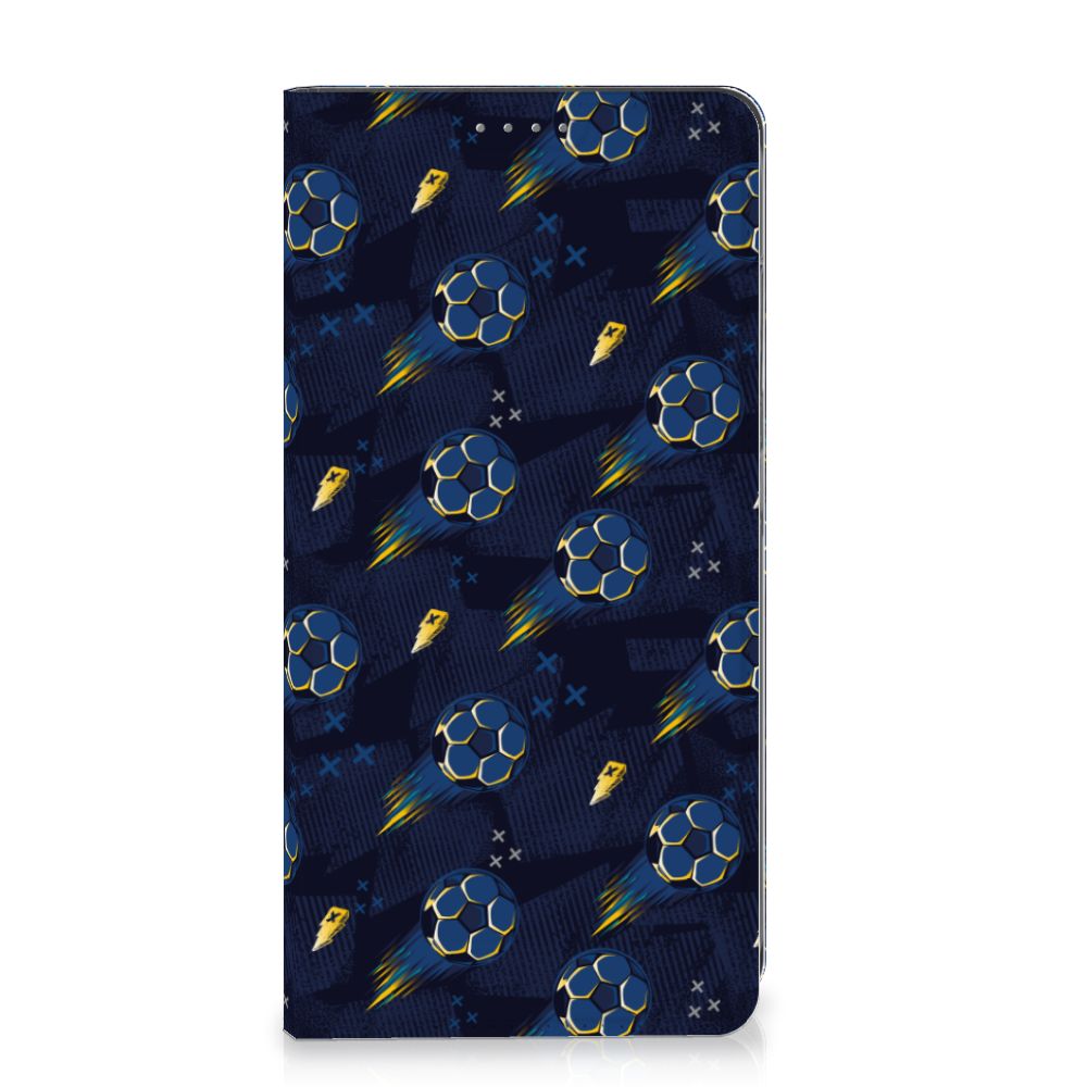 Hoesje met Magneet voor Samsung Galaxy S24 Voetbal met kleurrijk voetbaldesign en bescherming in stijl ⚽️.
