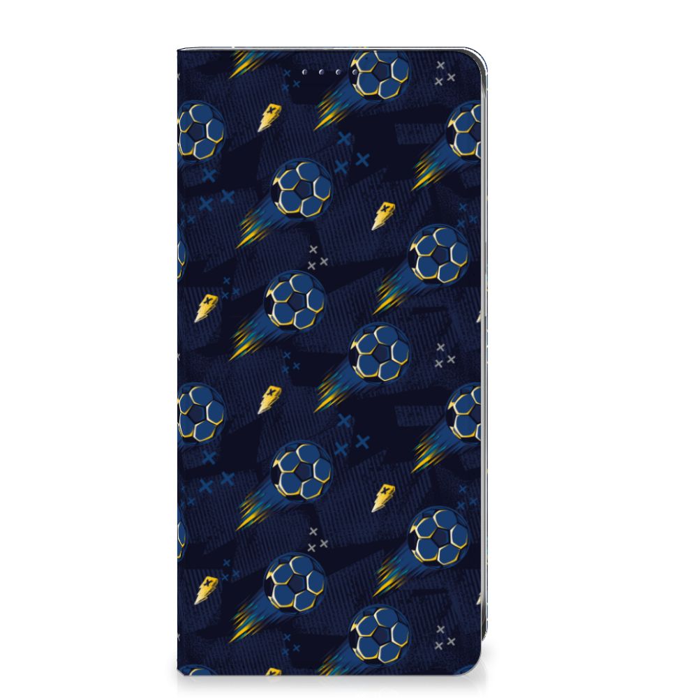 Samsung Galaxy S24FE Hoesje met Magneet Voetbal voorkant