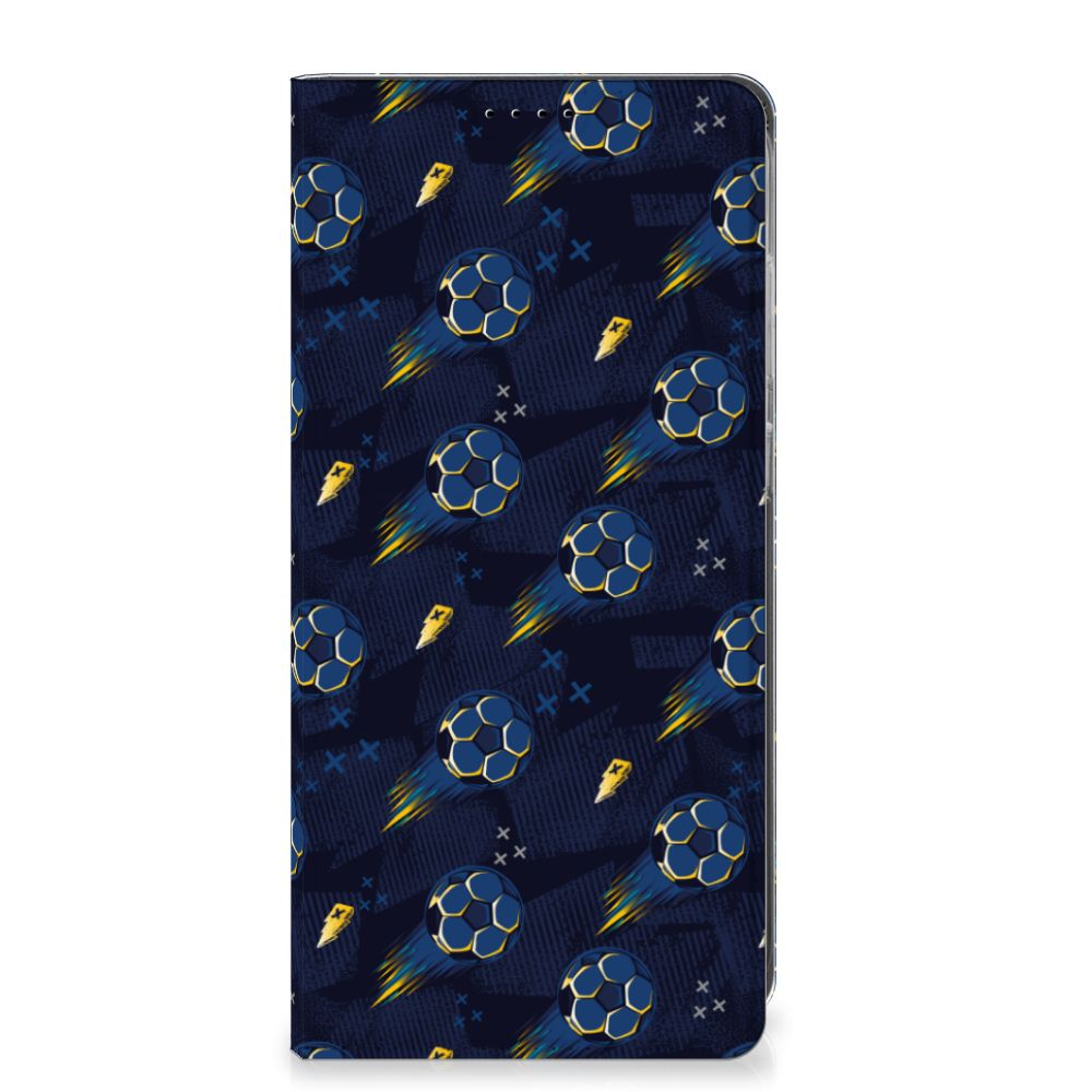 Samsung Galaxy S25 Plus Hoesje met Magneet Voetbal voorkant