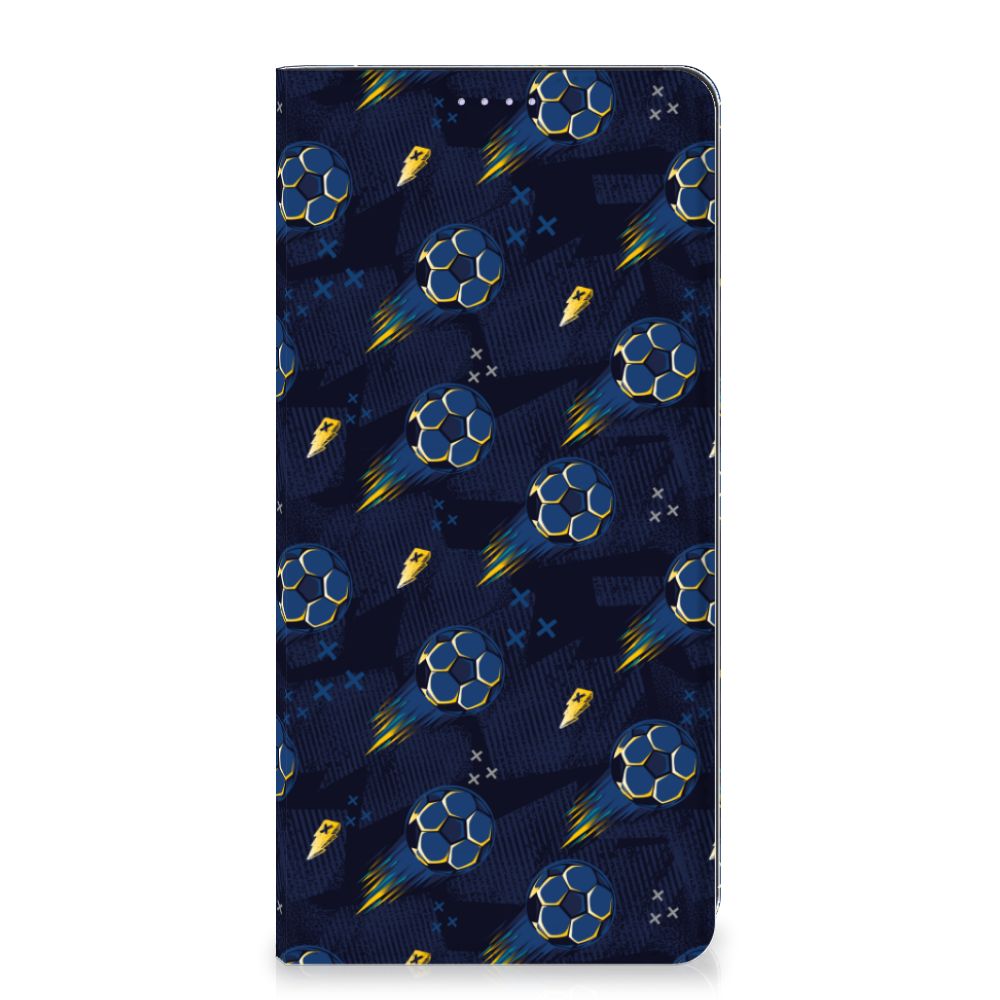 Xiaomi Redmi Note 10 Pro Hoesje met Magneet Voetbal voorkant