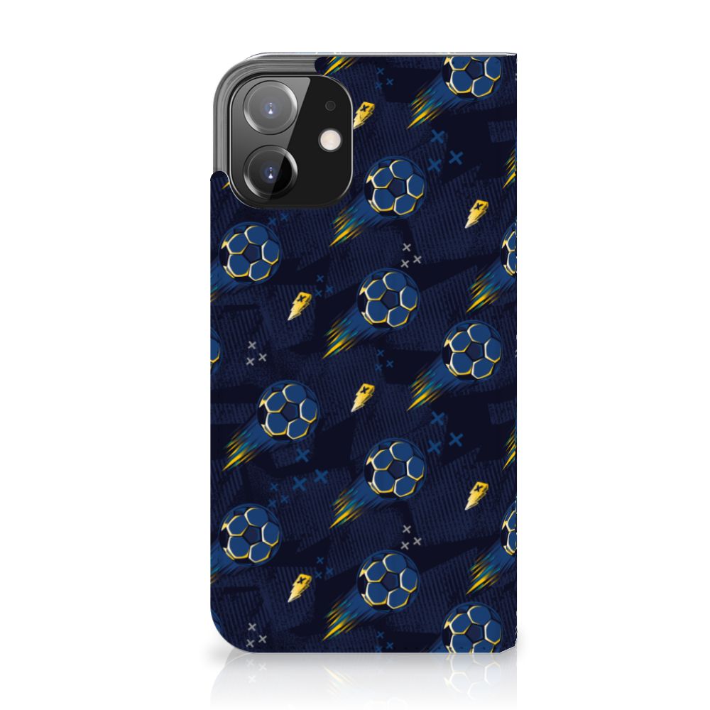 Hoesje met Magneet voor iPhone 12 | iPhone 12 Pro Voetbal met een dynamisch voetbal ontwerp⚽️.