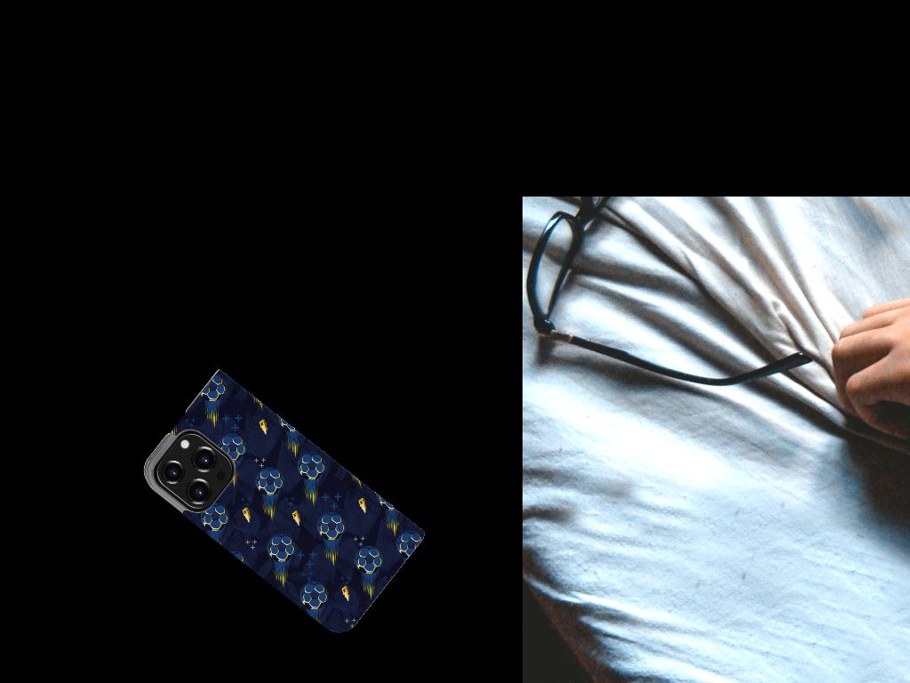 Hoesje met Magneet voor iPhone 13 Pro Voetbal met uniek ontwerp op een achtergrond.