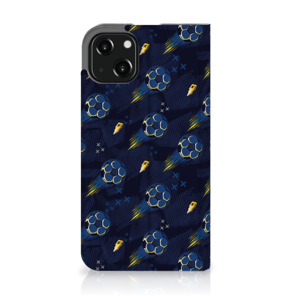 iPhone 13 hoesje met magneet voetbal design voorkant