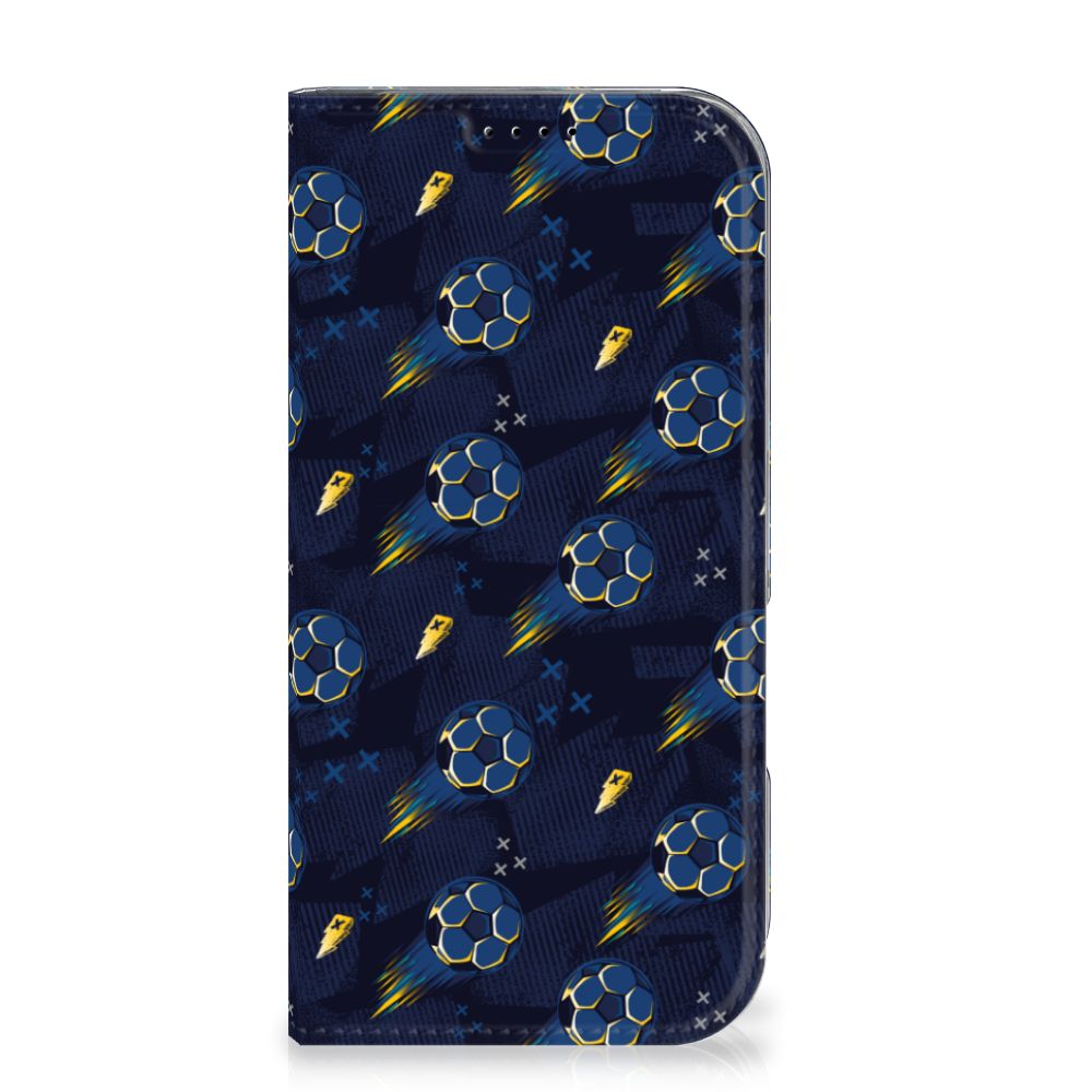 iPhone 16 Pro Hoesje met Magneet Voetbal design voorkant