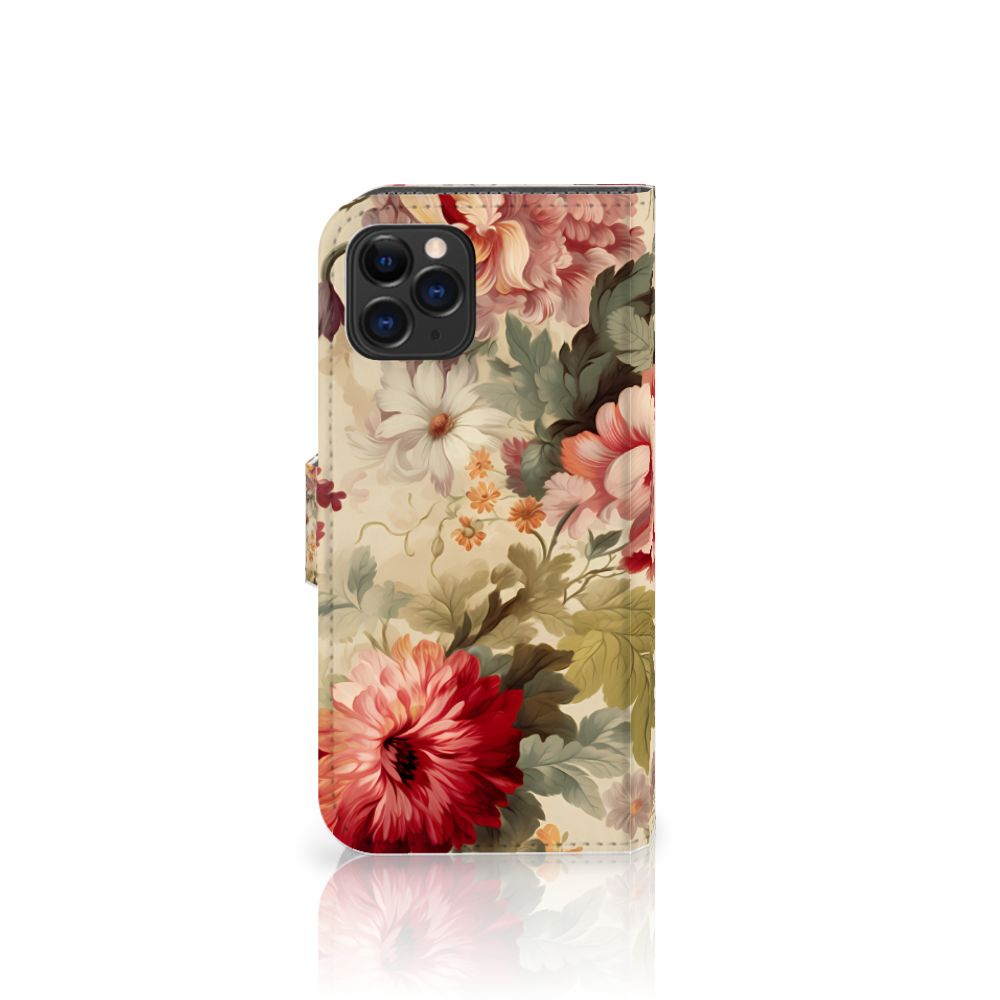 Hoesje voor Apple iPhone 11 Pro Bloemen met een prachtig bloemenpatroon 🌸.