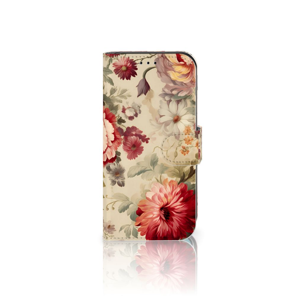Hoesje voor Apple iPhone 11 Pro Bloemen met prachtige bloemen prints 🌸 en ruimte voor drie pasjes.