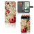 Hoesje voor Google Pixel 6A Bloemen met handige pasjeshouder en romantische bloemenprint 🌸.