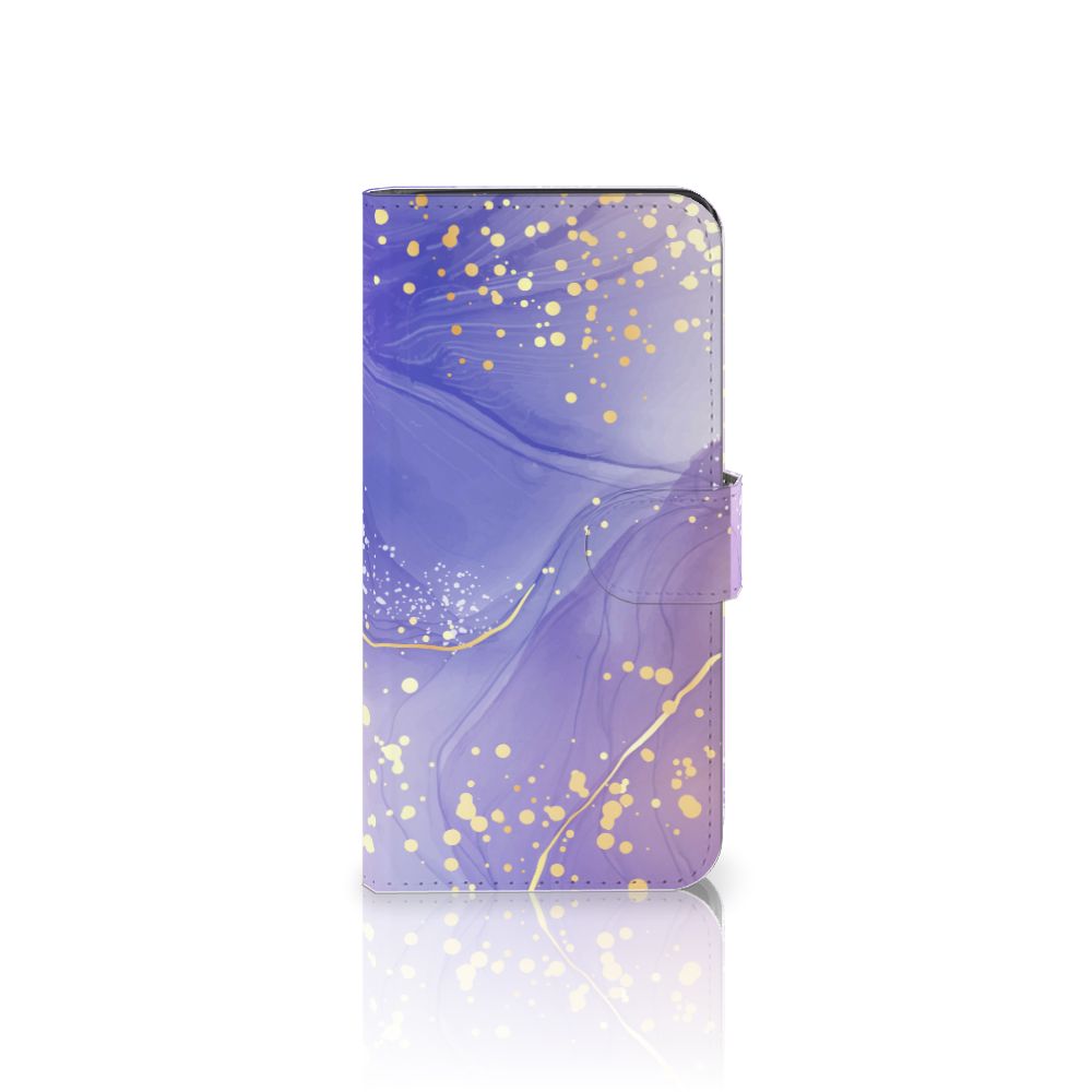 Google Pixel 7A hoesje voor Google Pixel 7A Watercolor Paars paars design voorkant