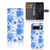 Google Pixel 8 Pro hoesje voor Google Pixel 8 Pro Flowers Blue bloemen voorzijde achterzijde binnenkant