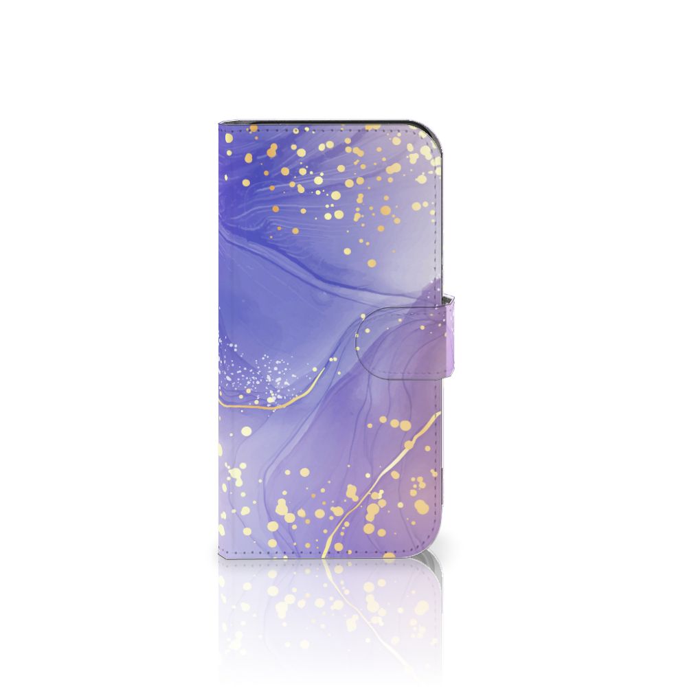 Google Pixel 8 hoesje Watercolor Paars vooraanzicht