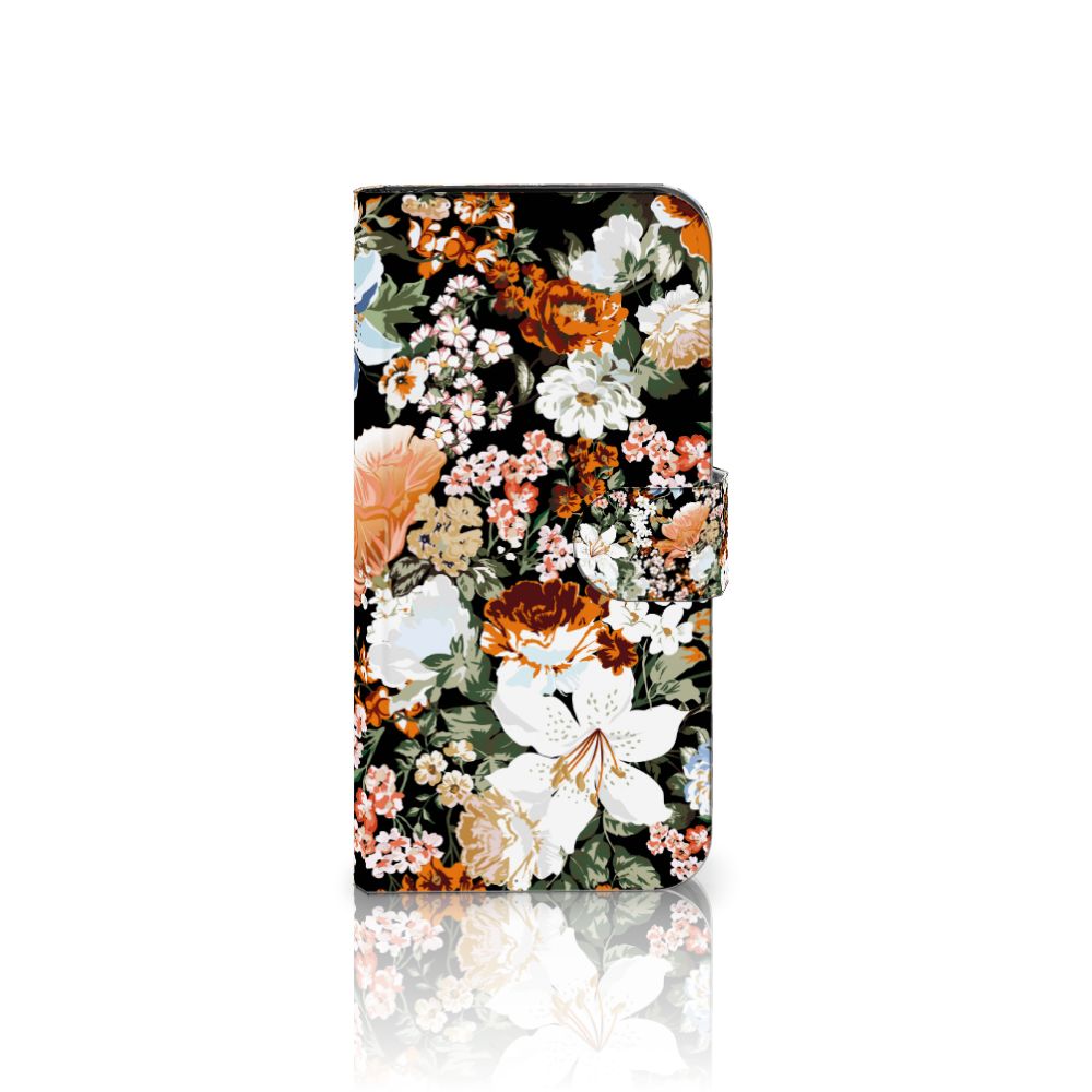 Hoesje voor Google Pixel 9 | 9 Pro Dark Flowers telefoonhoesje bloemen design voorkant