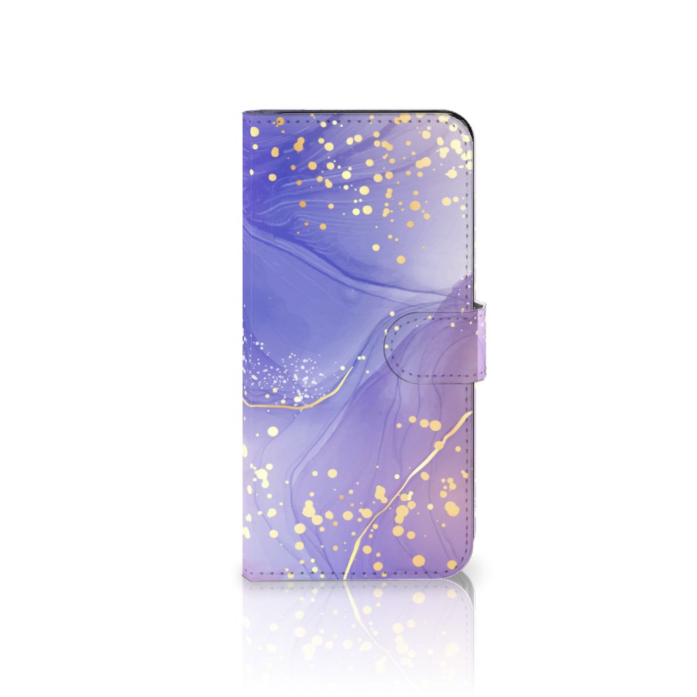 Hoesje voor Motorola Moto G13 | G23 Watercolor Paars hoesje watercolor paars aanzicht