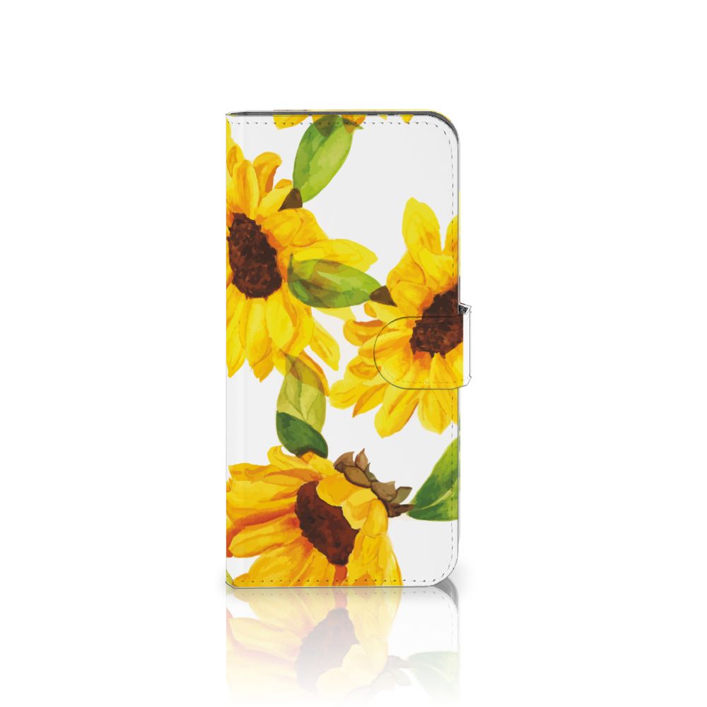 Motorola Moto G54 Hoesje Zonnebloemen design voorkant