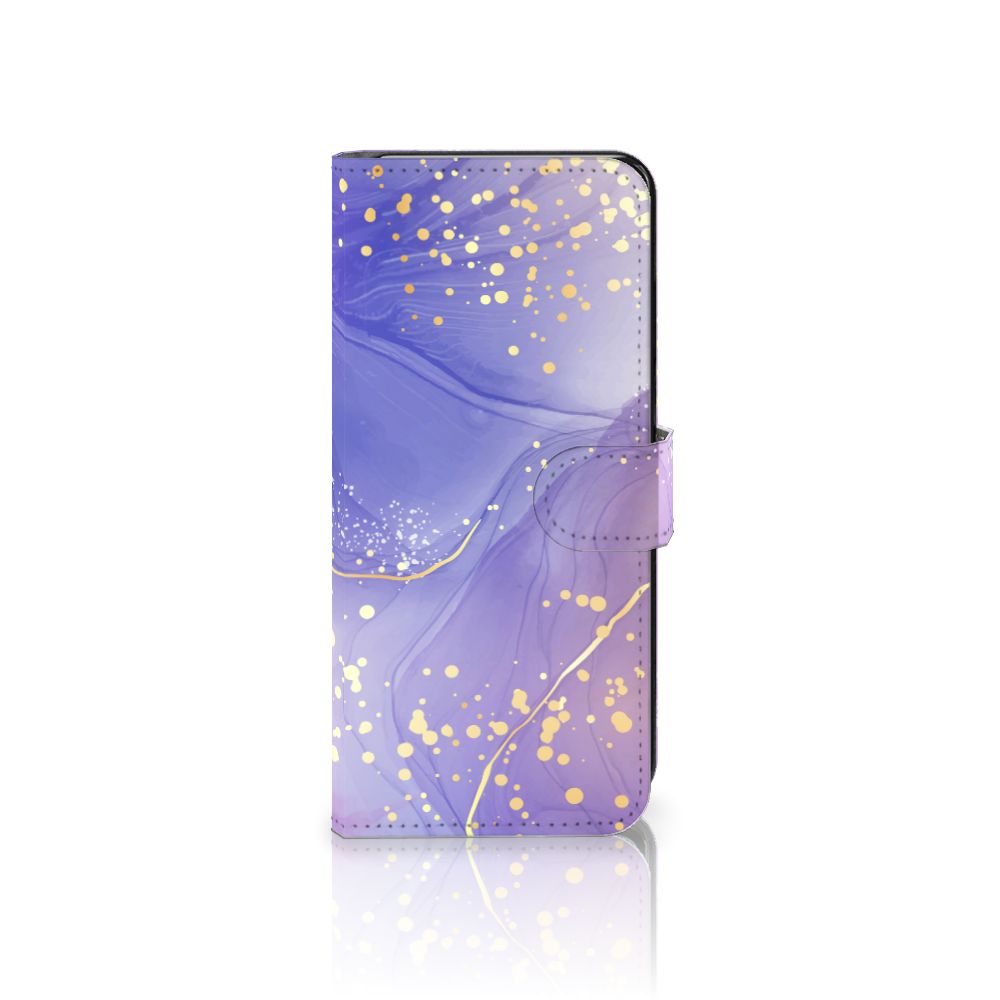 Hoesje voor Motorola Moto G72 Watercolor Paars hoesje floral paars
