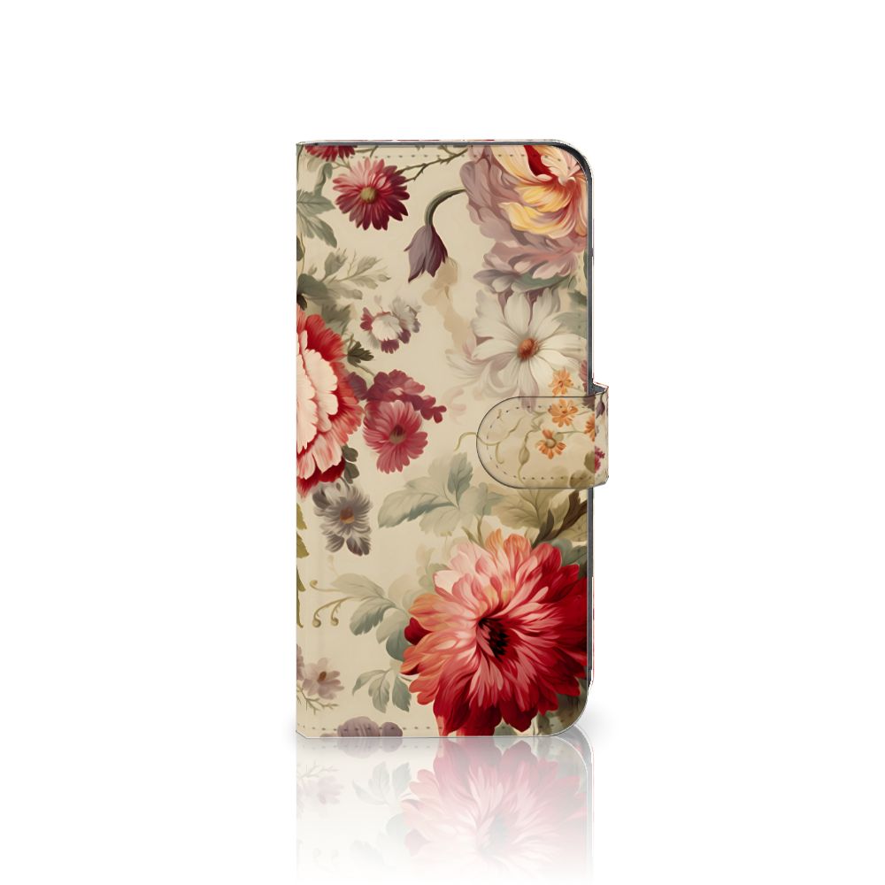 Motorola Moto G85 Hoesje Bloemen voorkant