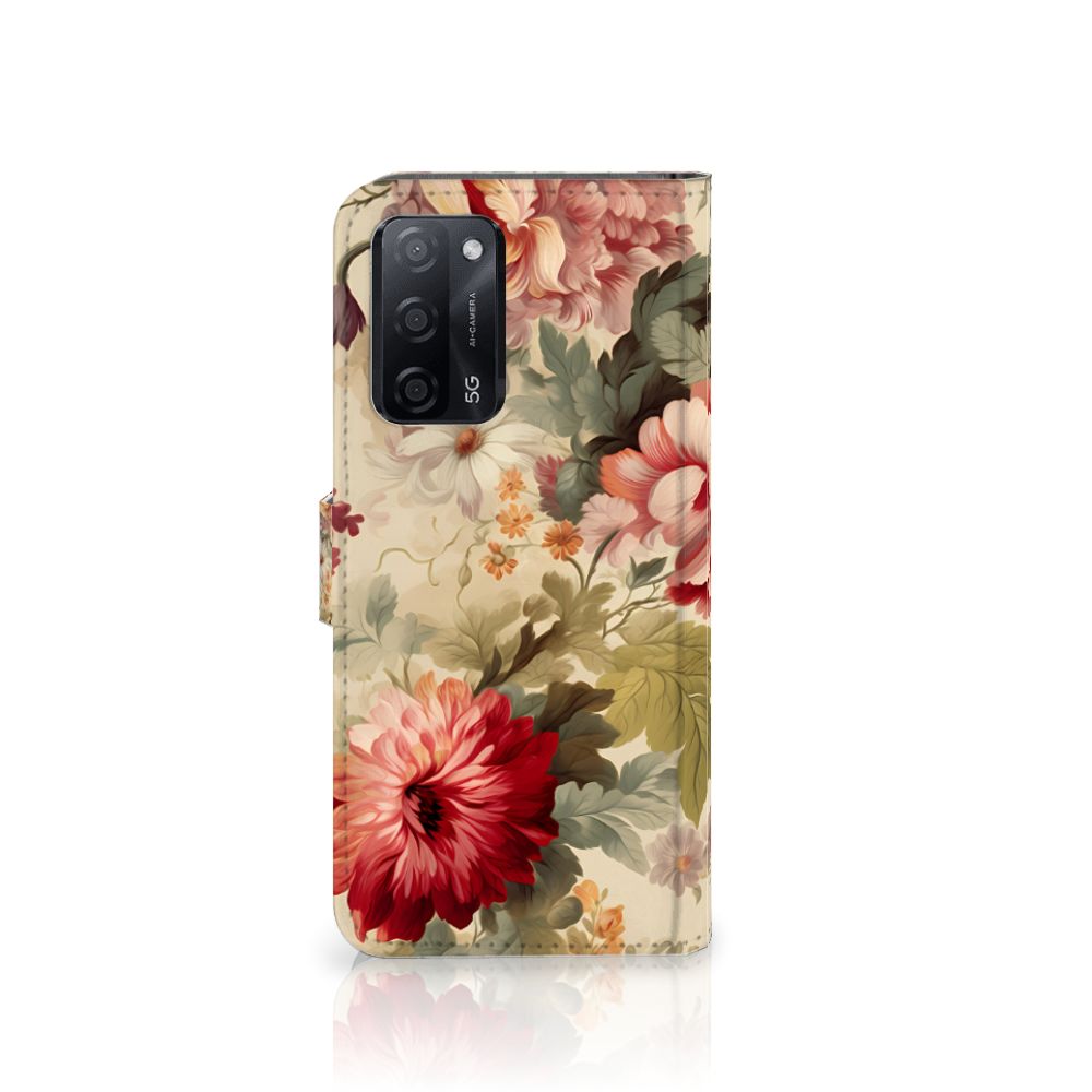 Hoesje voor OPPO A16/A16s/A54s Bloemen met kleurrijke bloemenprint voor bescherming en uitstraling 🌸.