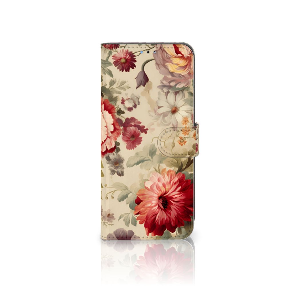Hoesje voor OPPO A16/A16s/A54s Bloemen met kleurrijke bloemenprint voor gebruiksgemak en bescherming