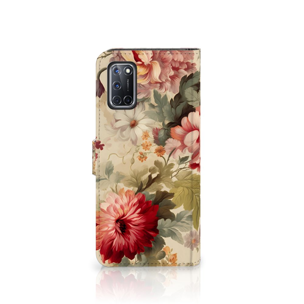 OPPO A72 OPPO A52 Hoesje voor OPPO A72 OPPO A52 Bloemen bloemen patroon mobiel