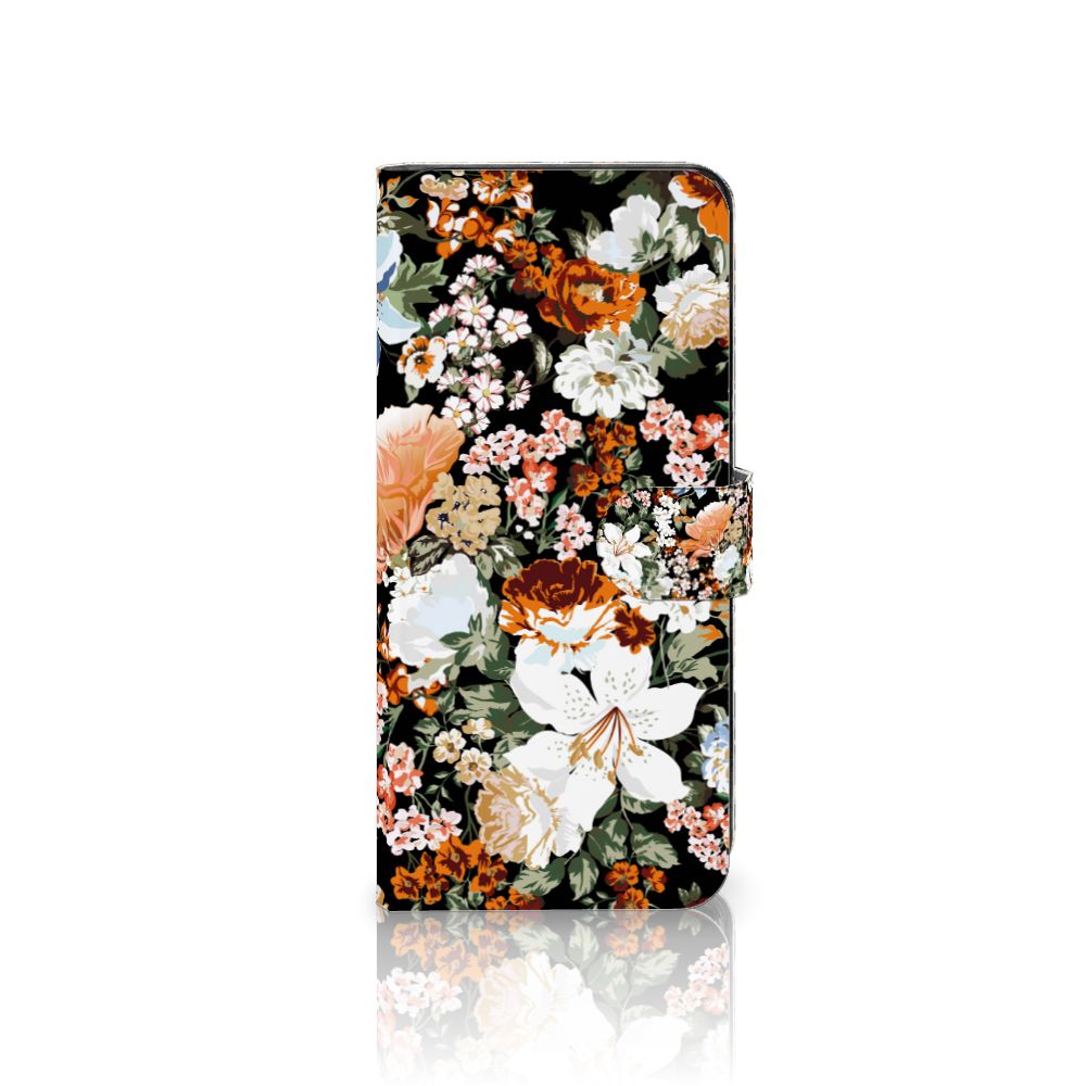 OPPO A98 5G hoesje Dark Flowers voorkant
