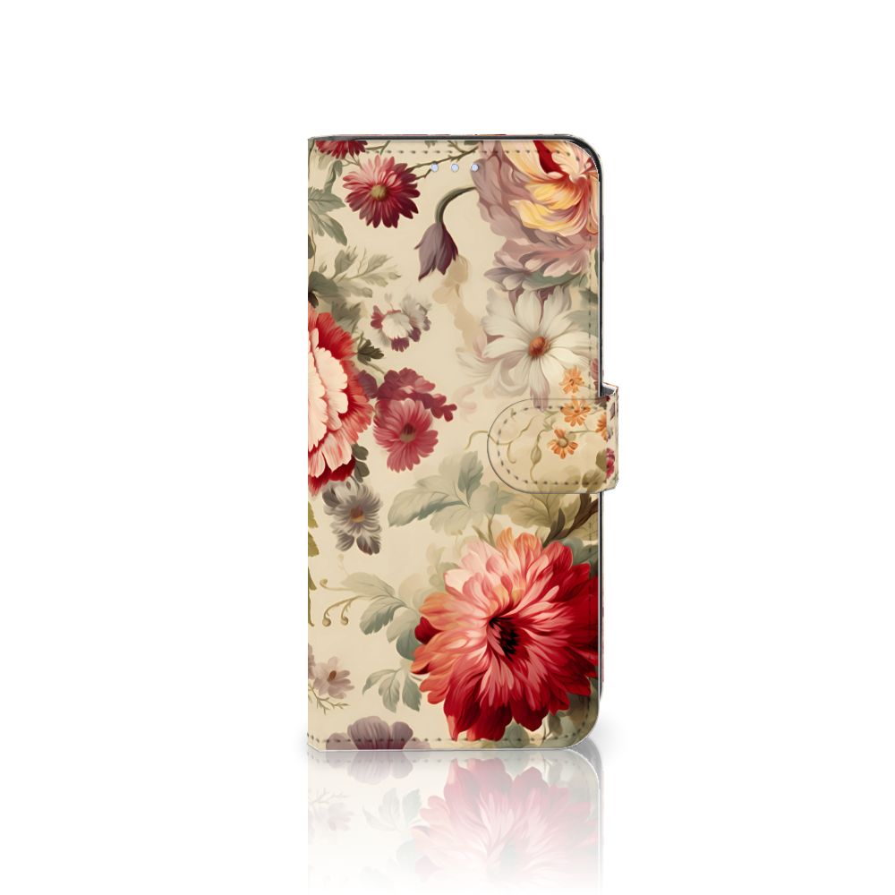 Hoesje voor OPPO Reno 8 Lite | OnePlus Nord N20 Bloemen bloemen hoesje voorkant