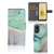 Hoesje voor OPPO Reno8 T 4G Watercolor Mix voorkant achterkant binnenkant