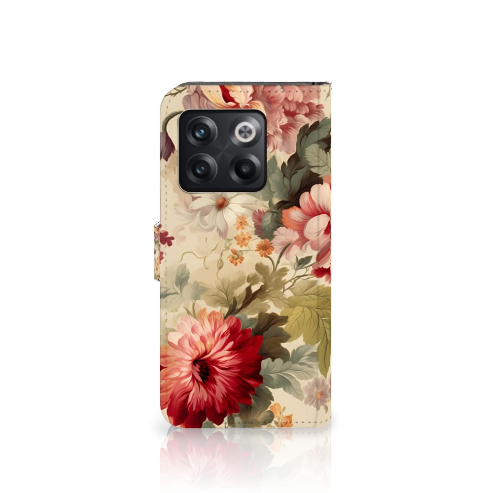 OnePlus 10T Hoesje voor OnePlus 10T Bloemen design bloemen vooraanzicht