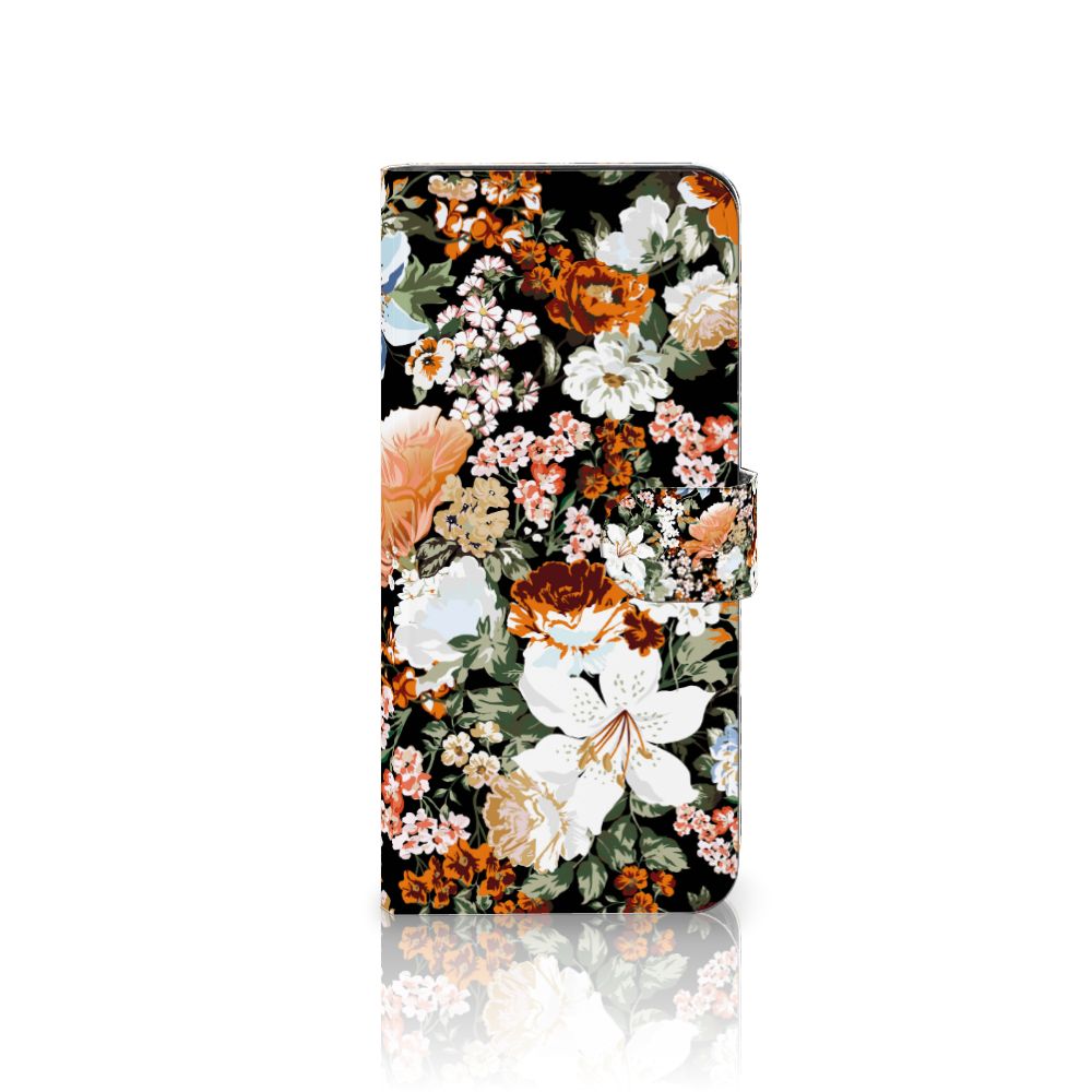 OnePlus 12 hoesje Dark Flowers bloemen voorkant