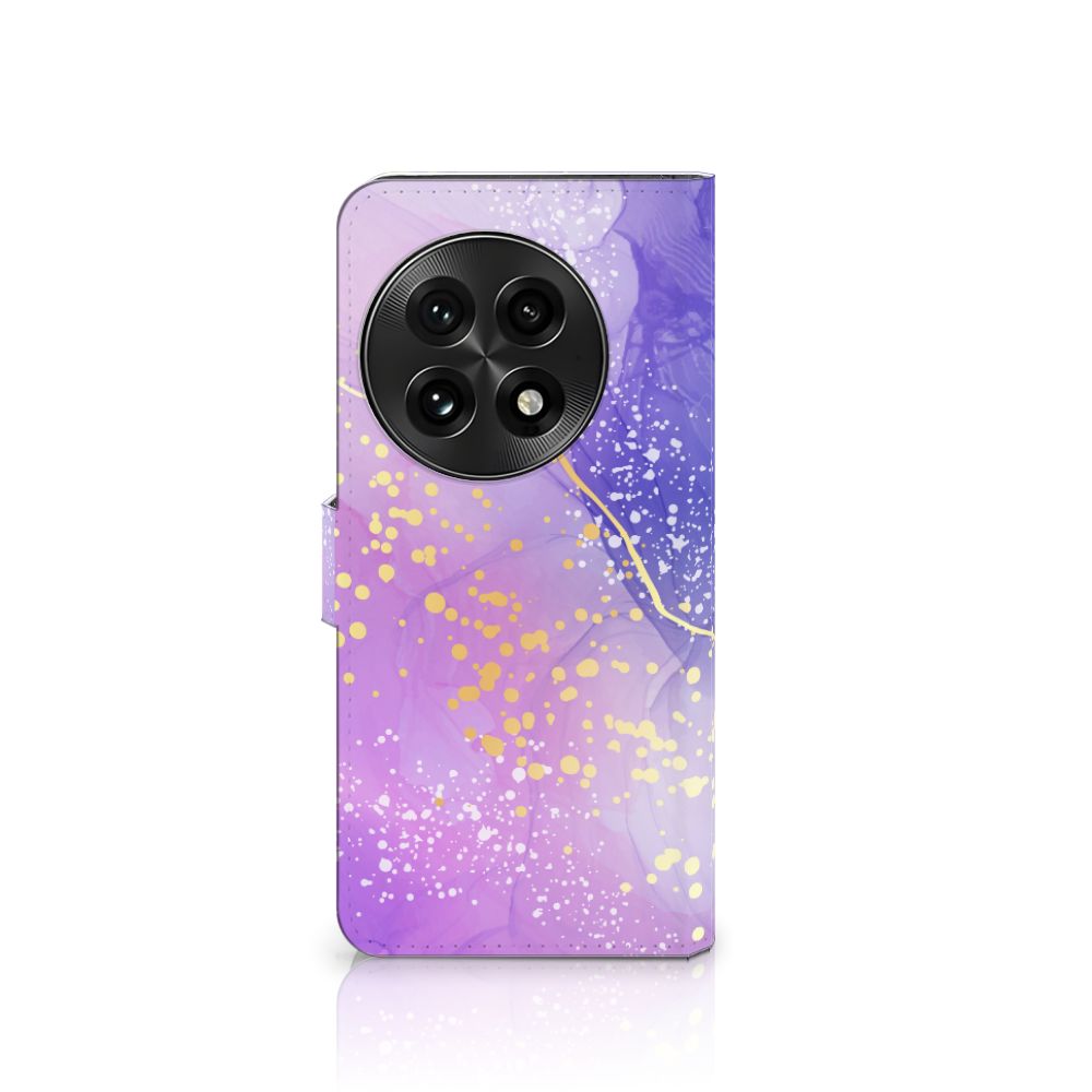 OnePlus 13 hoesje Watercolor Paars voorkant