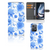 OnePlus Nord CE 2 Lite hoesje voor OnePlus Nord CE 2 Lite Flowers Blue bloemen ontwerp aanzicht