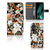 OnePlus Nord CE 3 hoesje Dark Flowers bloemen design voorkant zijkant