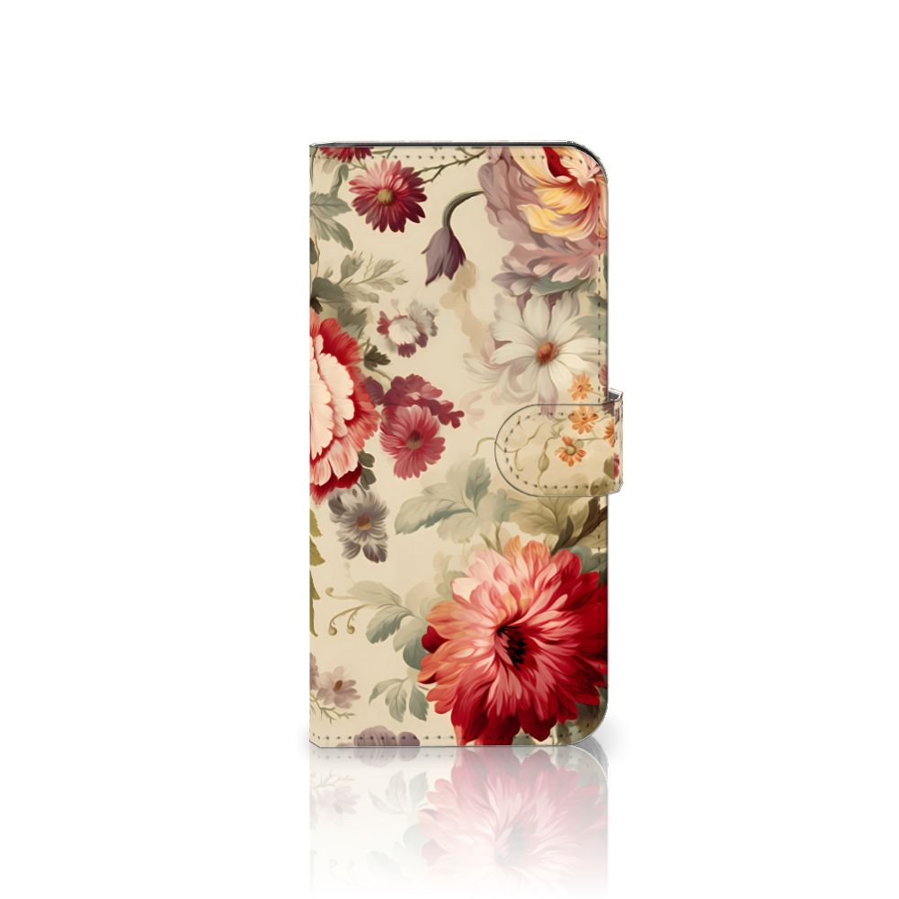 Samsung Galaxy A04e Hoesje voor Samsung Galaxy A04e Bloemen design bloemen aanzicht