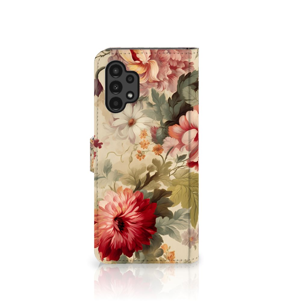 Samsung Galaxy A13 (4G) Hoesje Bloemen design voorkant