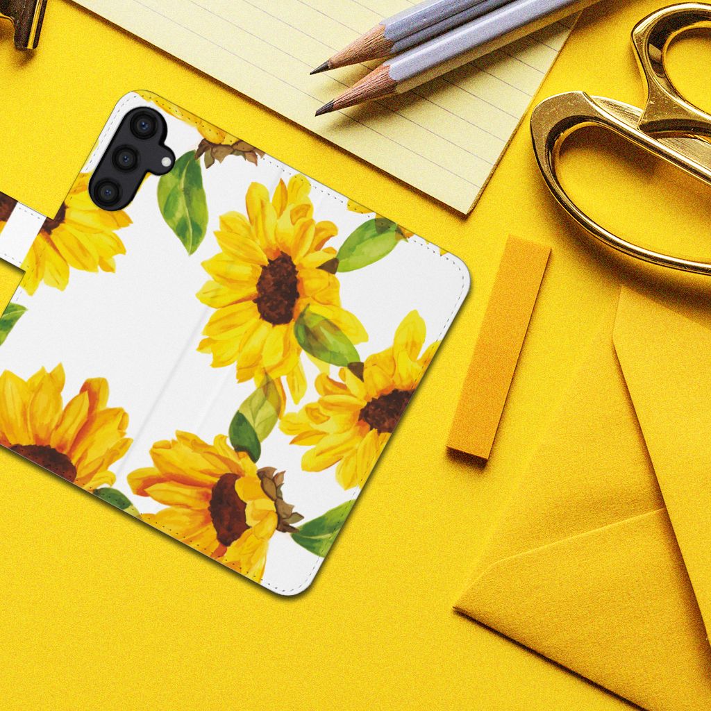 Hoesje voor Samsung Galaxy A15 Zonnebloemen