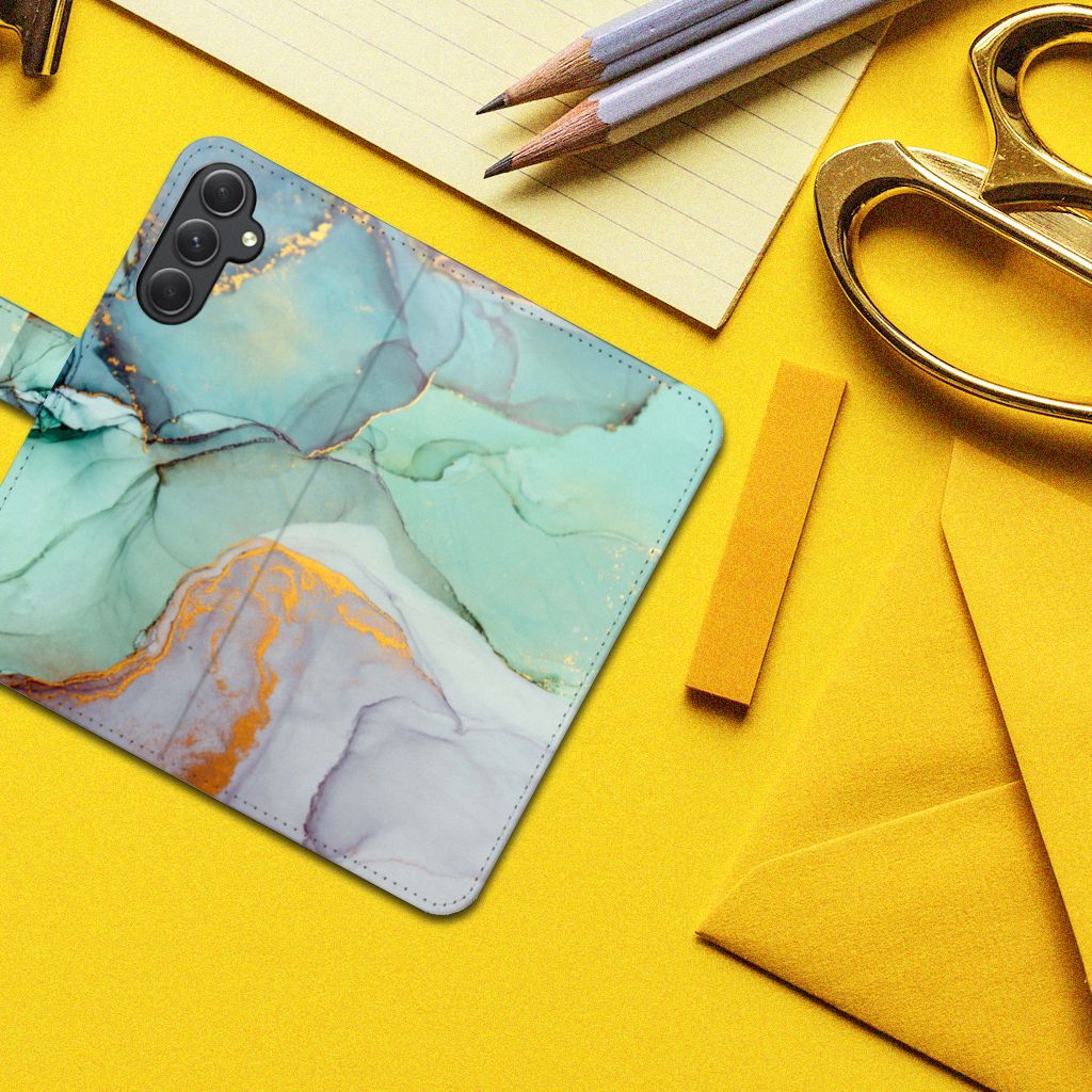 Samsung Galaxy A24 4G hoesje Watercolor Mix bovenaanzicht