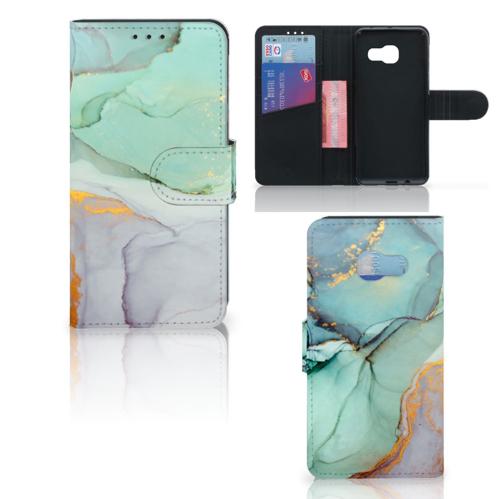 Samsung Galaxy A3 2017 hoesje Watercolor Mix design aanzicht