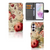Samsung Galaxy A35 Hoesje voor Samsung Galaxy A35 Bloemen bloemenprint voorzijde zijaanzicht