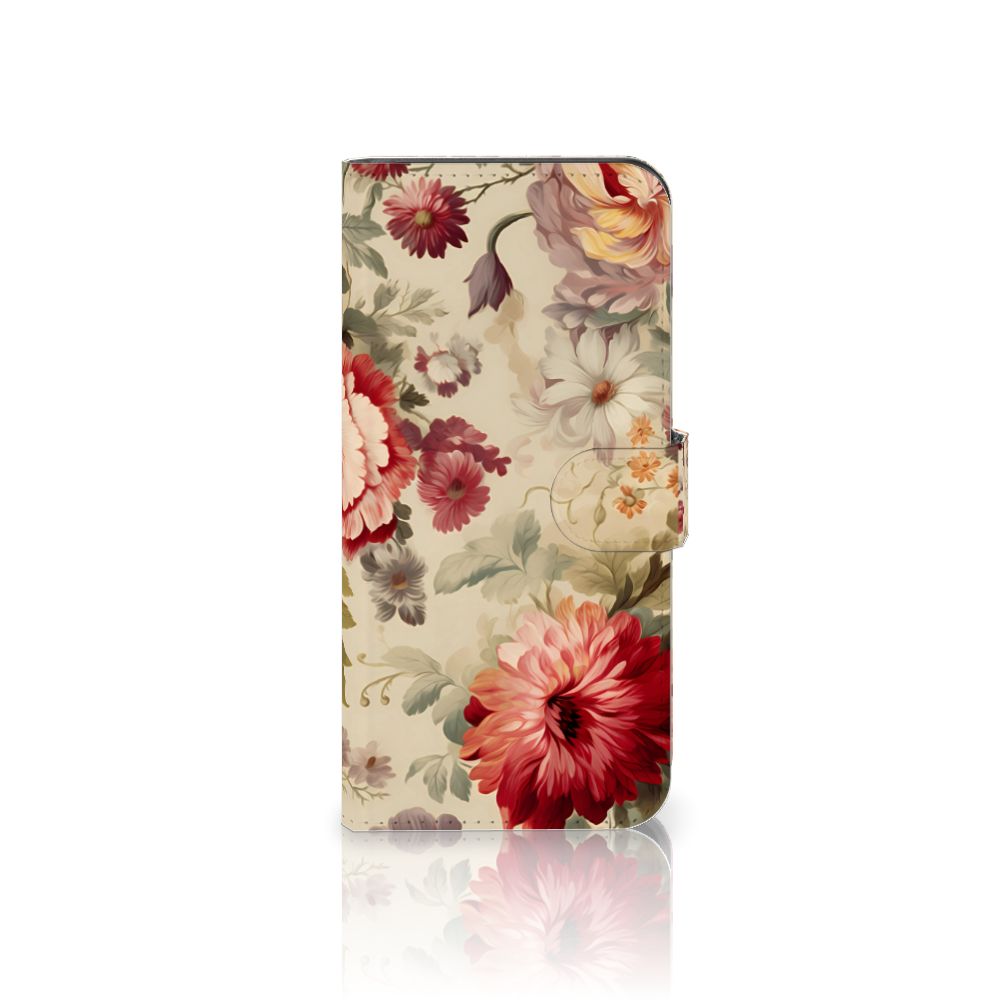 Samsung Galaxy A35 Hoesje voor Samsung Galaxy A35 Bloemen bloemen design voorkant