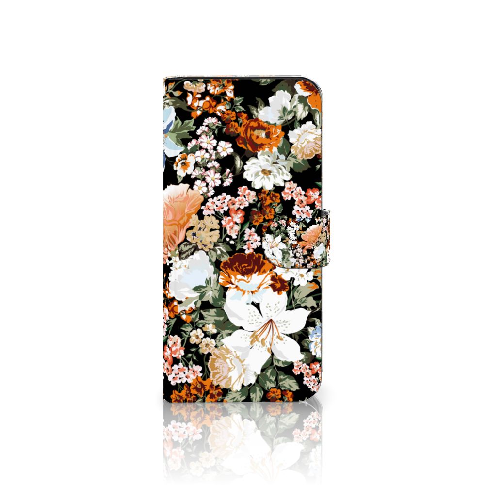 Samsung Galaxy A36 Hoesje Dark Flowers voorkant