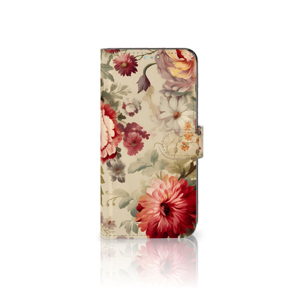 Samsung Galaxy A52 Hoesje voor Samsung Galaxy A52 Bloemen bloemen design voorkant