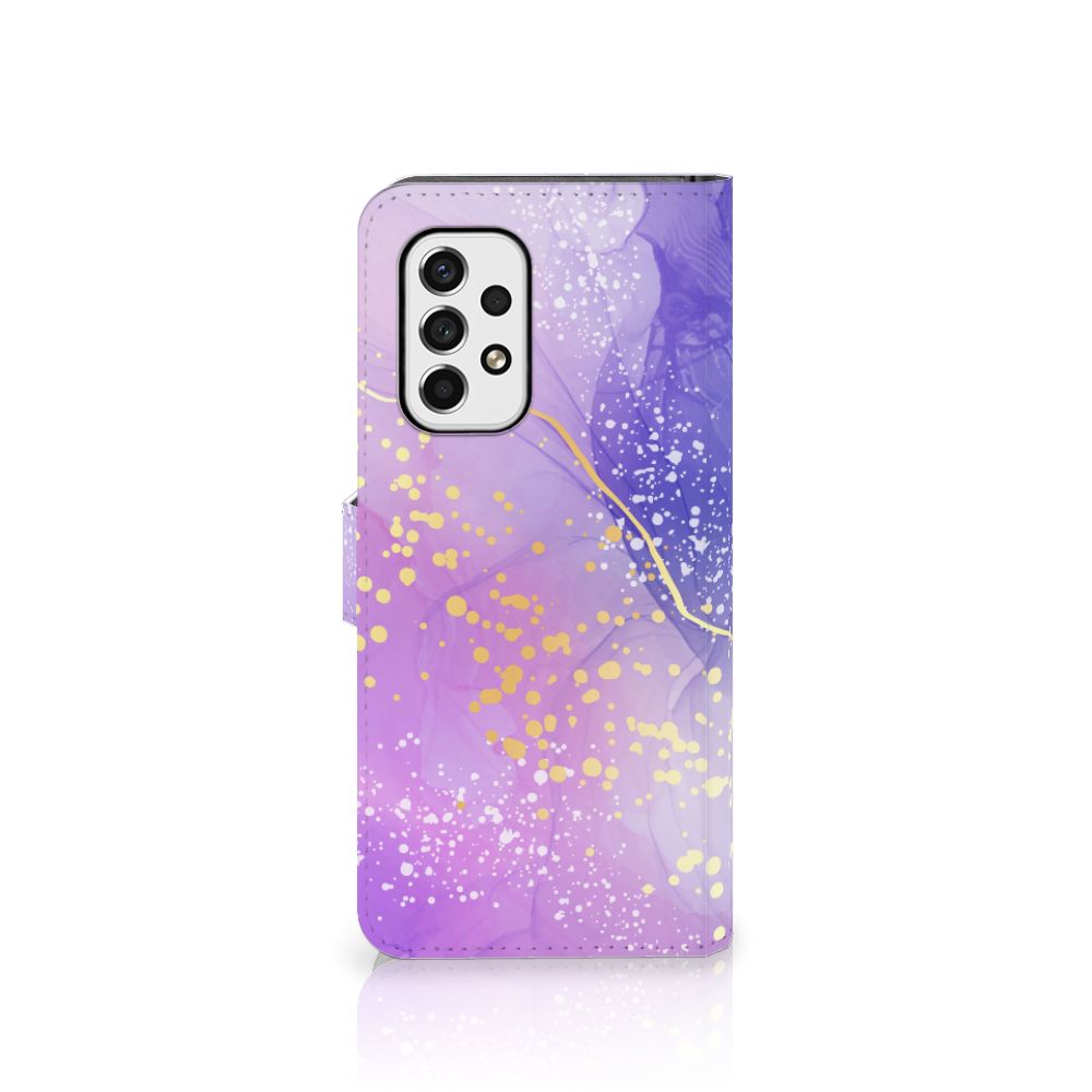 Hoesje voor Samsung Galaxy A53 Watercolor Paars