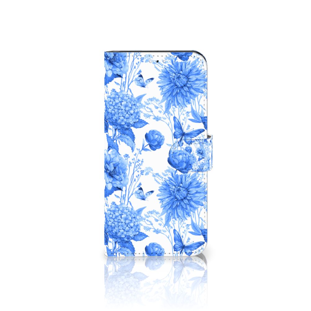 Hoesje voor Samsung Galaxy A54 5G Flowers Blue