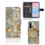 Samsung Galaxy A56 hoesje Vintage Bird Flowers voorzijde zijkant binnenkant