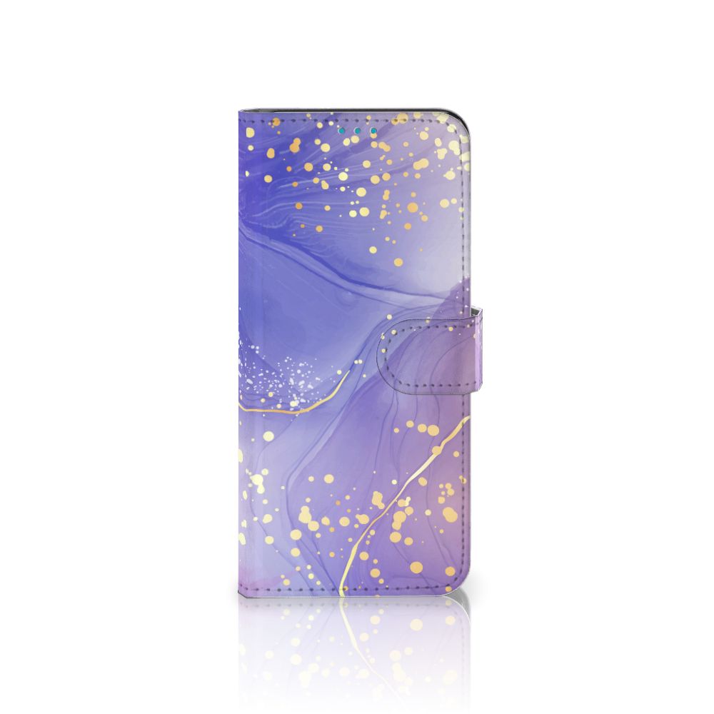 Samsung Galaxy A73 5G hoesje Watercolor Paars vooraanzicht