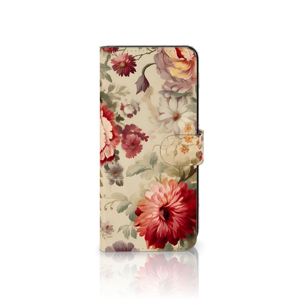 Samsung Galaxy M53 Hoesje voor Samsung Galaxy M53 Bloemen voorkant